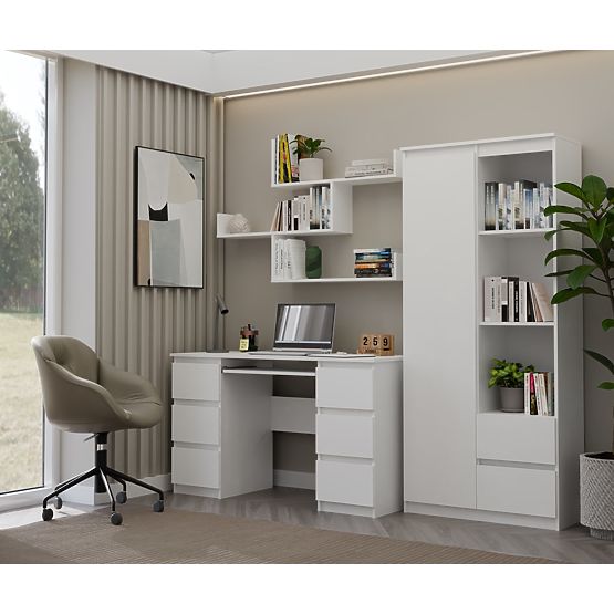 Wall Shelves KOBI for Living Room WHITE