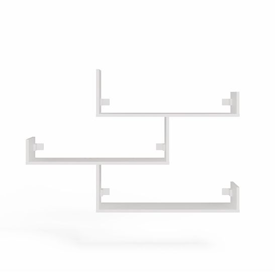 Wall Shelves KOBI for Living Room WHITE