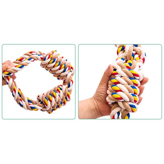 WALLY 60 cm Tug Toy with Knots