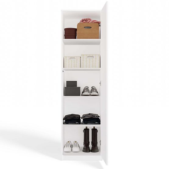 Wardrobe Malwa SD-50 with Mirror WHITE