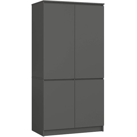 WARDROBE S90 4D CLP GRAPHITE GRAY