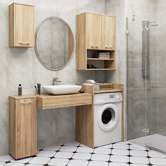 WASHING MACHINE COVER FIN OAK SONOMA