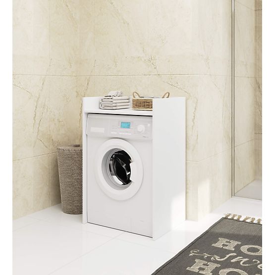 WASHING MACHINE COVER FIN WHITE