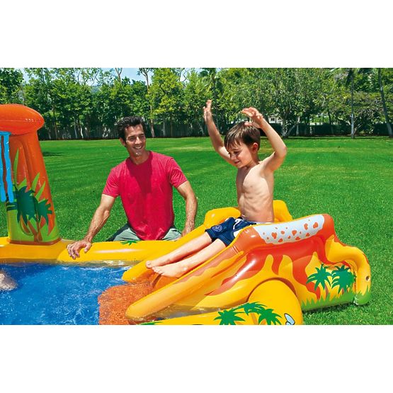 Water Pool Children's Playground with Slide and Fountain Intex 57444