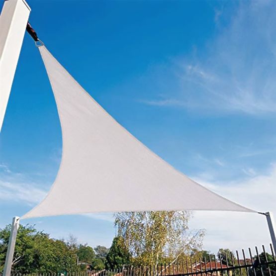Waterproof Sun Shade Sail Canopy 5x5x5m ModernHome - Beige