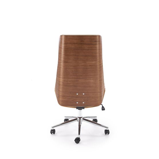 WEBSTER Office Chair Walnut/Beige