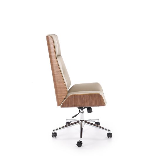 WEBSTER Office Chair Walnut/Beige