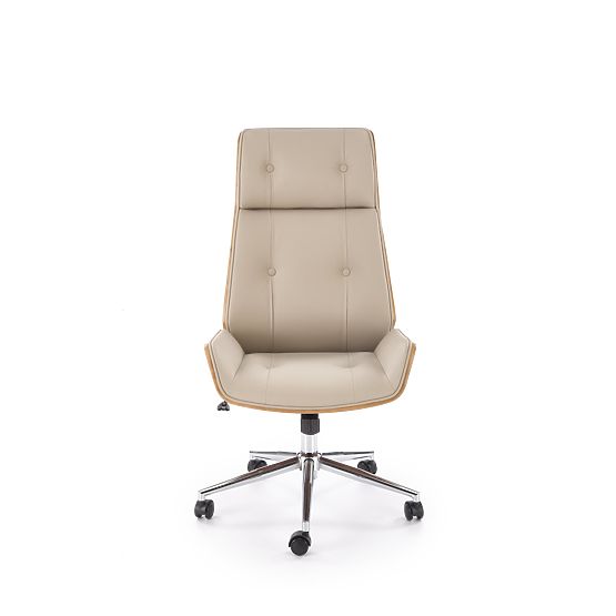 WEBSTER Office Chair Walnut/Beige