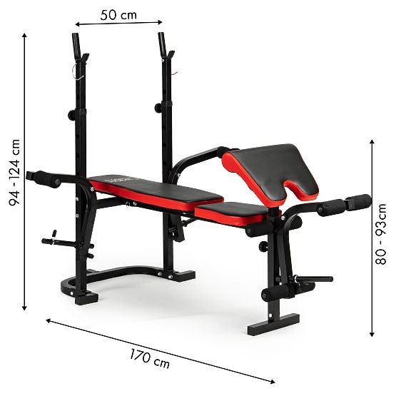 Weightlifting Bench with Preacher Curl by ModernHome