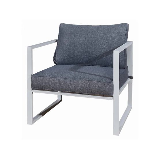 White Aluminum Terrace Chair MOSTRARE White