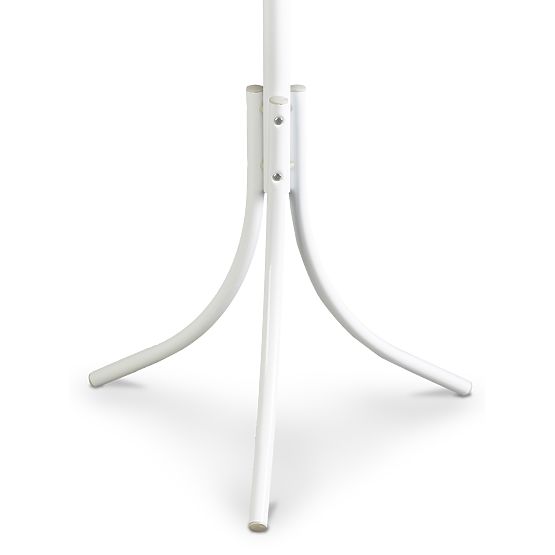 White Clothing Rack with 16 Hooks