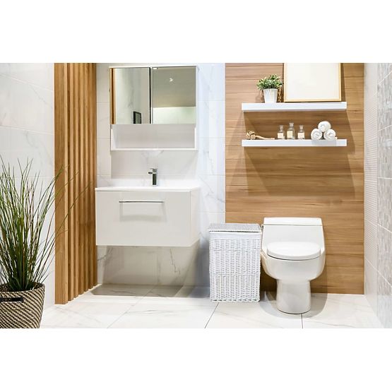 White Wicker Basket 114 L