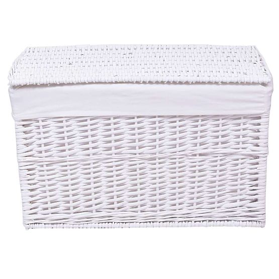 White Wicker Chest 160 L