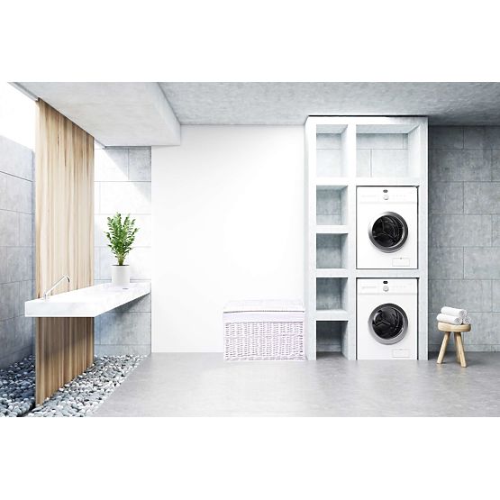 White Wicker Chest 160 L