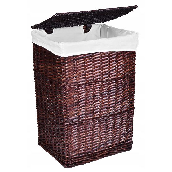 Wicker Basket 72L 40x30x60 cm Brown