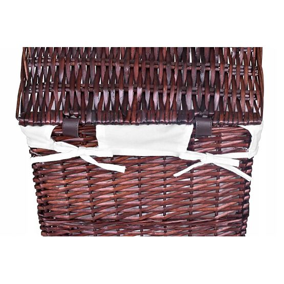 Wicker Basket 72L 40x30x60 cm Brown