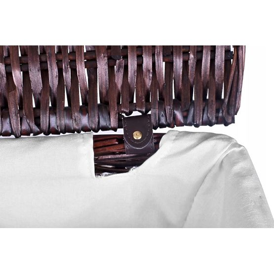 Wicker Basket 72L 40x30x60 cm Brown