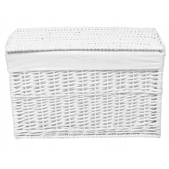 Wicker Chest 105L 66x40x40 cm White