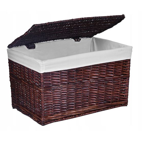 Wicker Chest 65L 56x34x34 cm Brown
