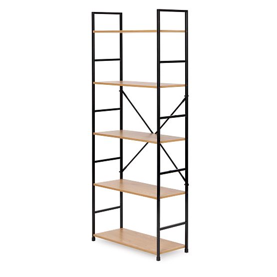 Wide Modern Wooden Shelf LOFT with 5 Shelves