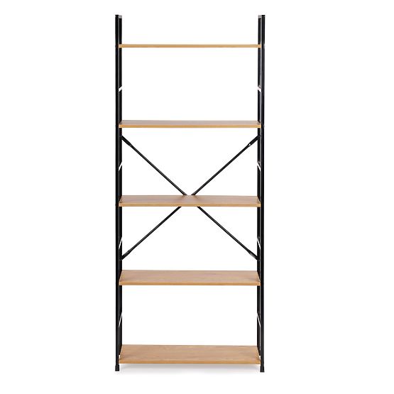 Wide Modern Wooden Shelf LOFT with 5 Shelves