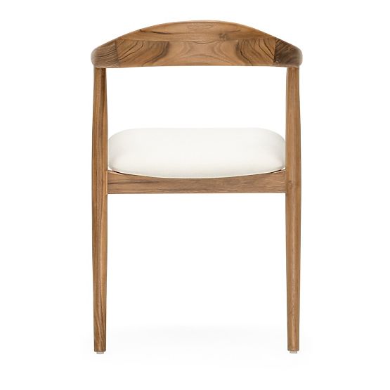 Wooden Chair Ludvika 2.0, Rounded, Natural/Cream