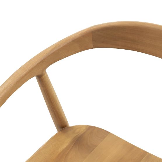 Wooden Chair Ludvika, Rounded, Natural