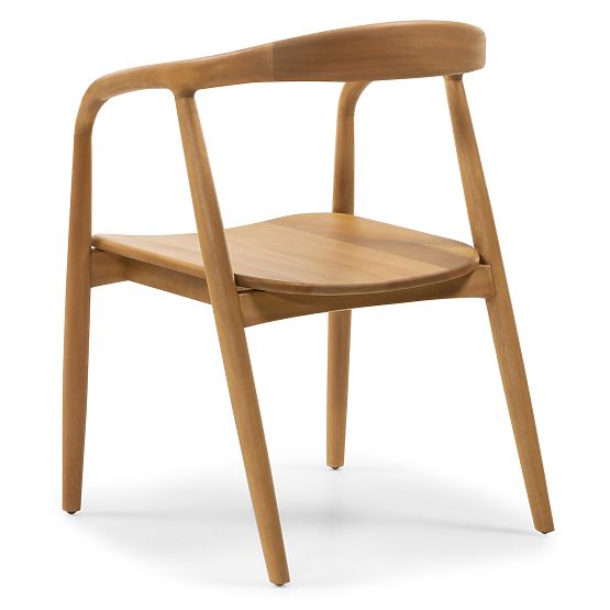 Wooden Chair Ludvika, Rounded, Natural