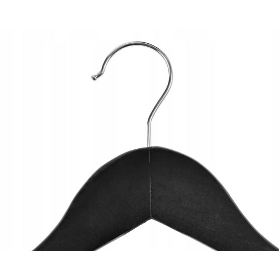 Wooden Hanger RONDO Set of 5 Black