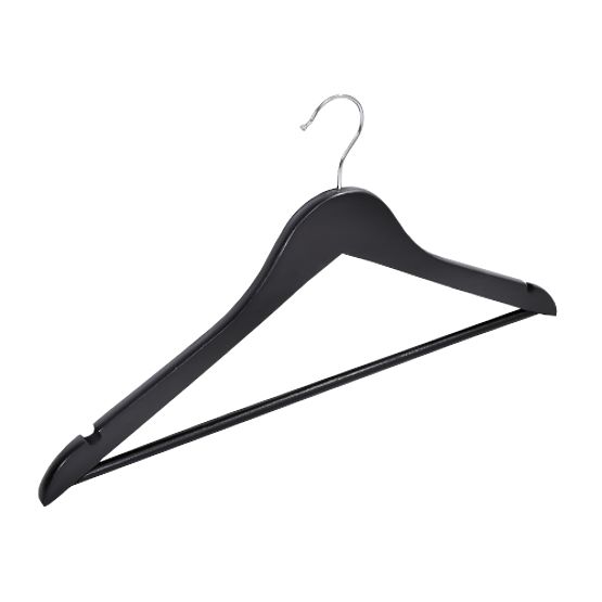 Wooden Hanger RONDO Set of 5 Black