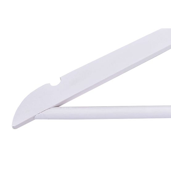 Wooden Hanger RONDO Set of 5 White