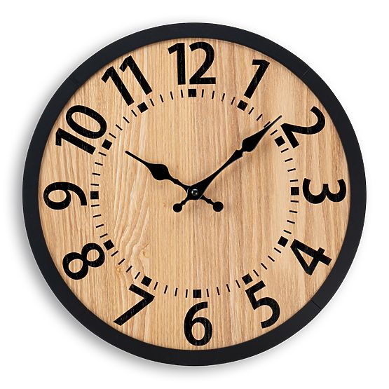 Wooden Loft Wall Clock ABBAS 35 cm