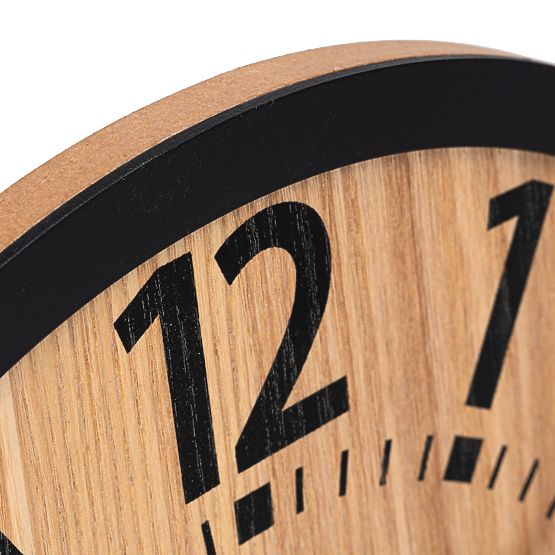 Wooden Loft Wall Clock ABBAS 35 cm