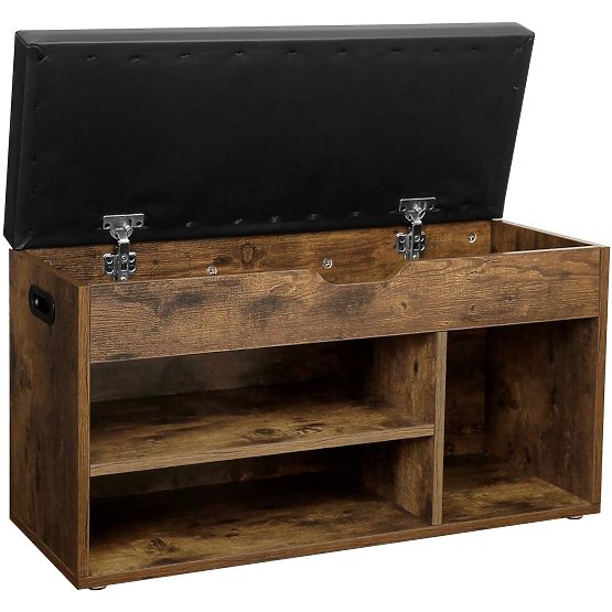 Wooden Shoe Cabinet with Bench LOFT