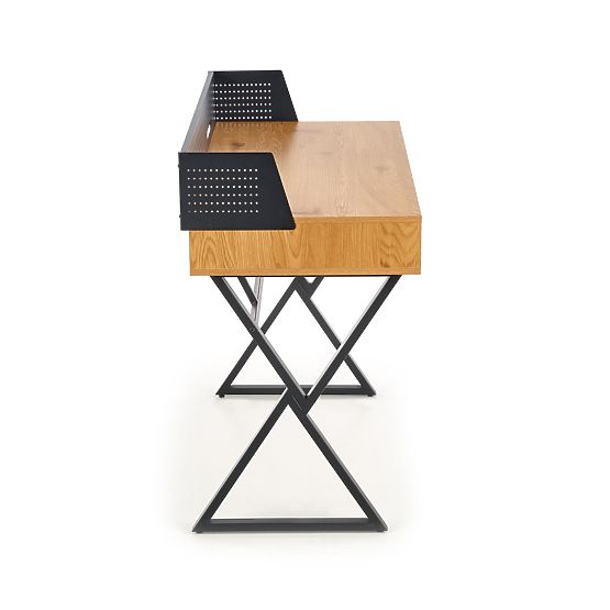 Writing Desk B43 - Golden Oak / Black