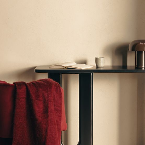 Writing Desk/Console Lichi 120 cm, Black, Arches