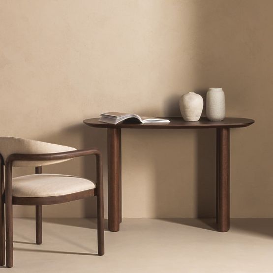 Writing Desk/Console Oriento 120 cm, Dark Oak