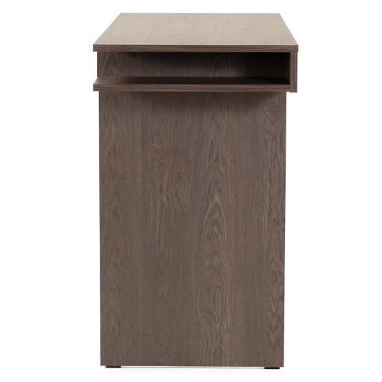 Writing Desk/Console with Drawer Kanso, Baltic Storm Oak