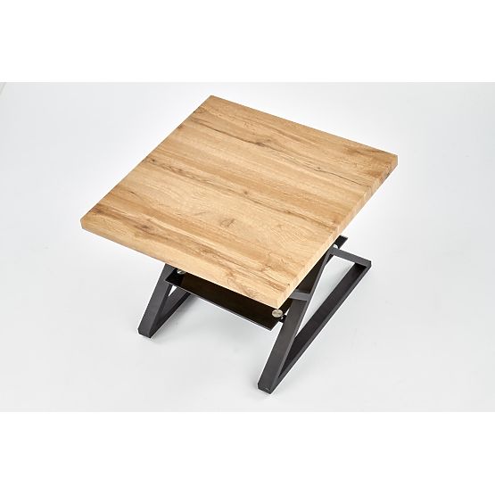 XENA KWADRAT Coffee Table Black / Natural (2p=1pc)