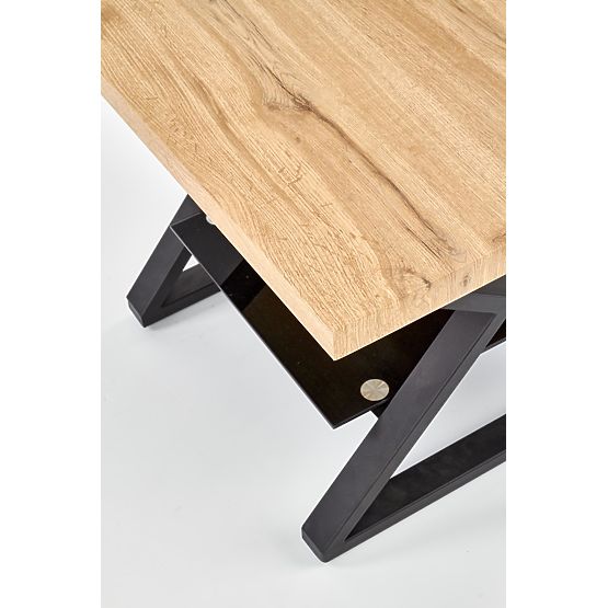 XENA KWADRAT Coffee Table Black / Natural (2p=1pc)