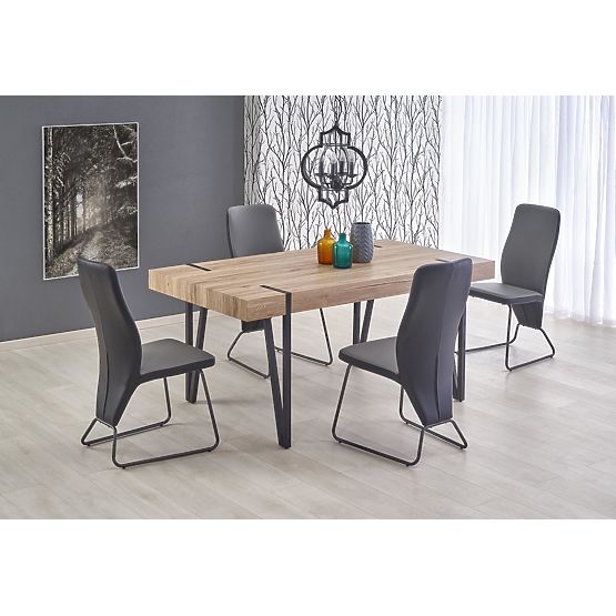 YOHANN Table Oak San Remo / Black
