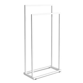 2-Level Towel Stand GESI White, Rea