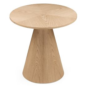 Abisko Side Table, 60 cm, Round, Natural Oak Veneer, lectus