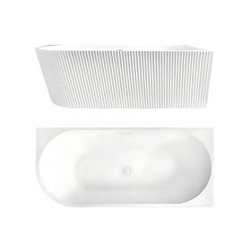 Acrylic Corner Bathtub WENUS RIGHT 170, Rea