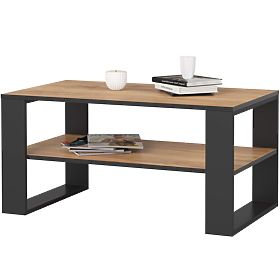 ALEX COFFEE TABLE OAK CRAFT / BLACK