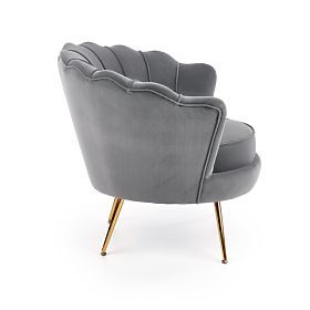 AMORINITO Relaxation Chair Gray/Gold, Halmar