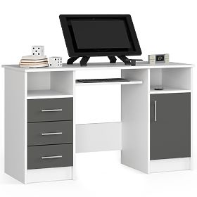 ANA PK DESK WHITE / GRAY