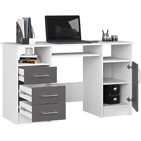 ANA PK DESK WHITE / GRAY