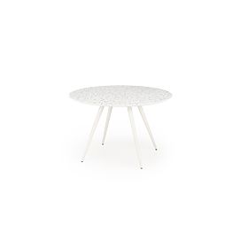 ARAMIS Table, Top - Terrazzo, Legs - White (2p=1pc)