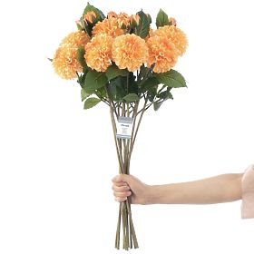 Artificial Flower PEONY orange color modern style ameliahome